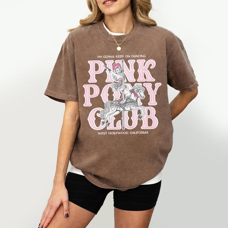 Pink Pony Club Vintage Y2K Unisex T-Shirt/Sweatshirt/Hoodie – Chappell Roan Inspired
