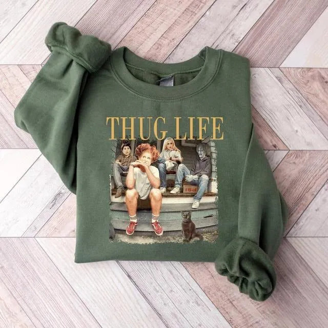 Limited The Bad Witch Thug Life Halloween T-Shirt/Sweatshirt/Hoodie