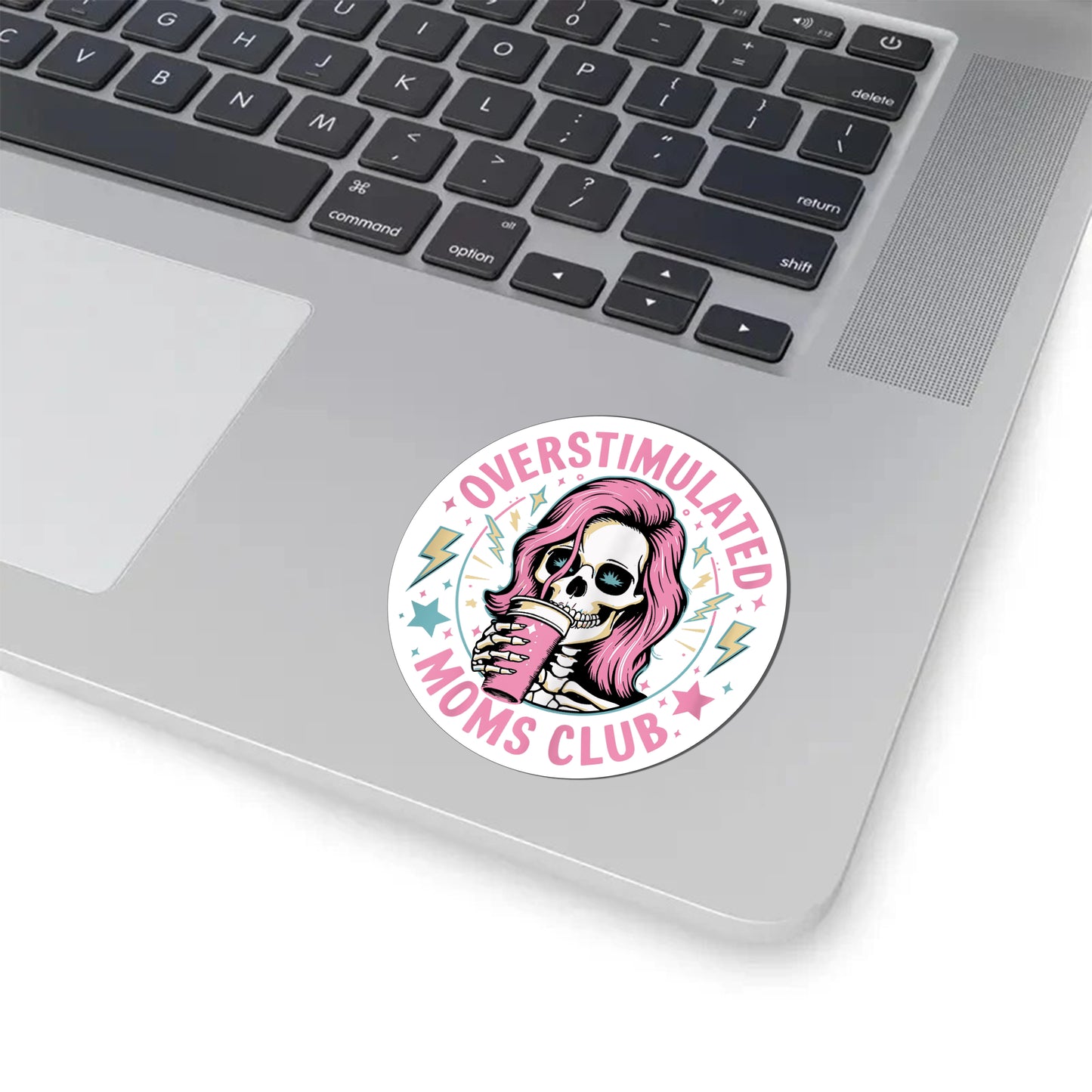Overstimulated Moms Club Sticker