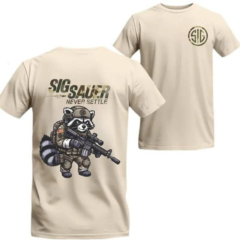 Sig Sauer Raccoon Camo 2 Sides T-Shirt/Sweatshirt/Hoodie