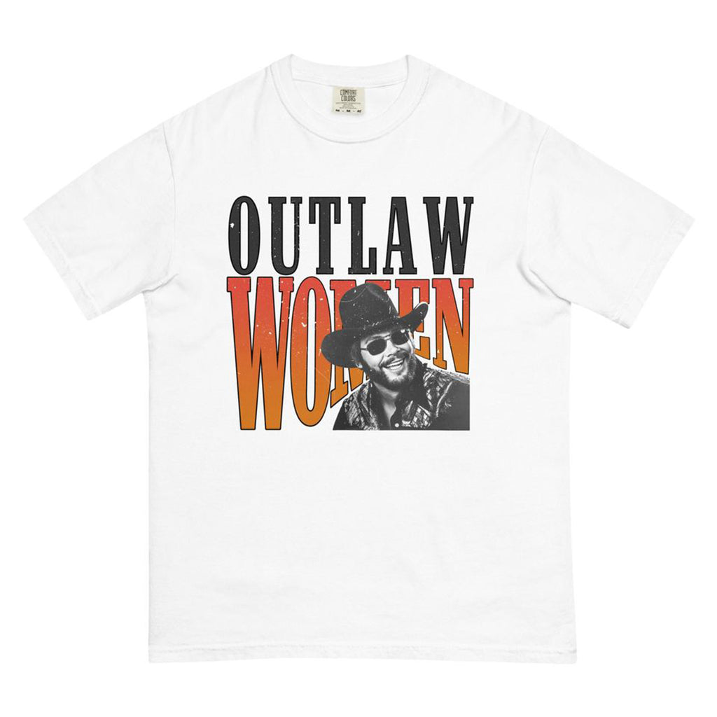 Outlaw Women Hank Williams Jr. Comfort Colors Western Unisex Shirt