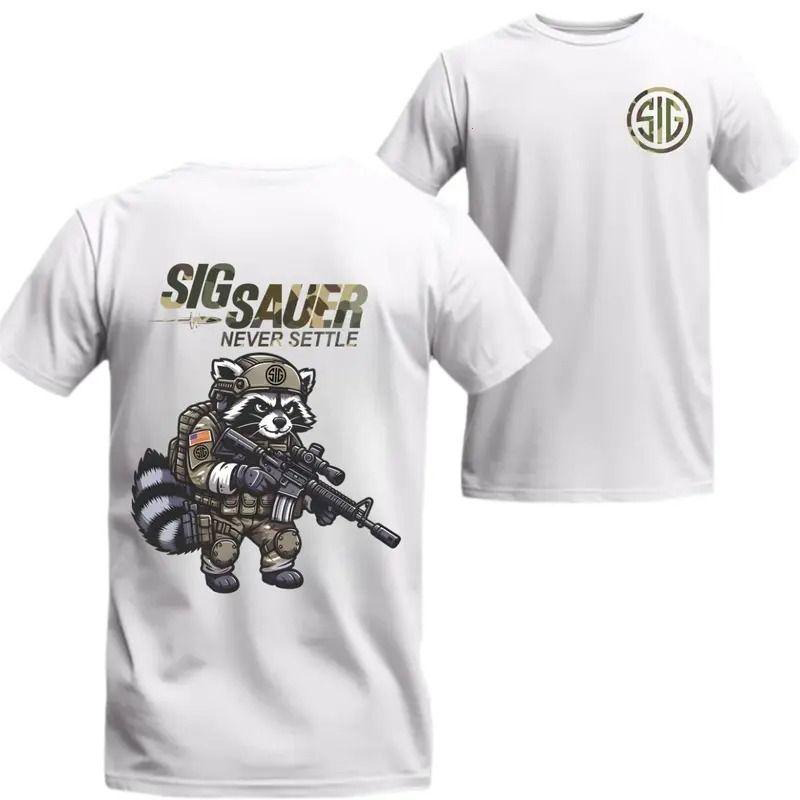 Sig Sauer Raccoon Camo 2 Sides T-Shirt/Sweatshirt/Hoodie