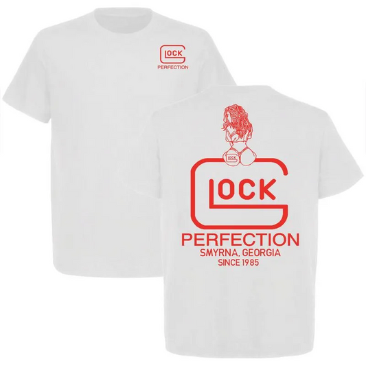 Sexy Girl Sit on Glock Graphic Unisex T-Shirt/Sweatshirt/Hoodie
