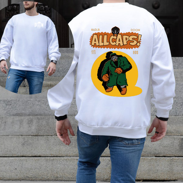 MF Doom Madlib All Caps T-Shirt/Sweatshirt/Hoodie
