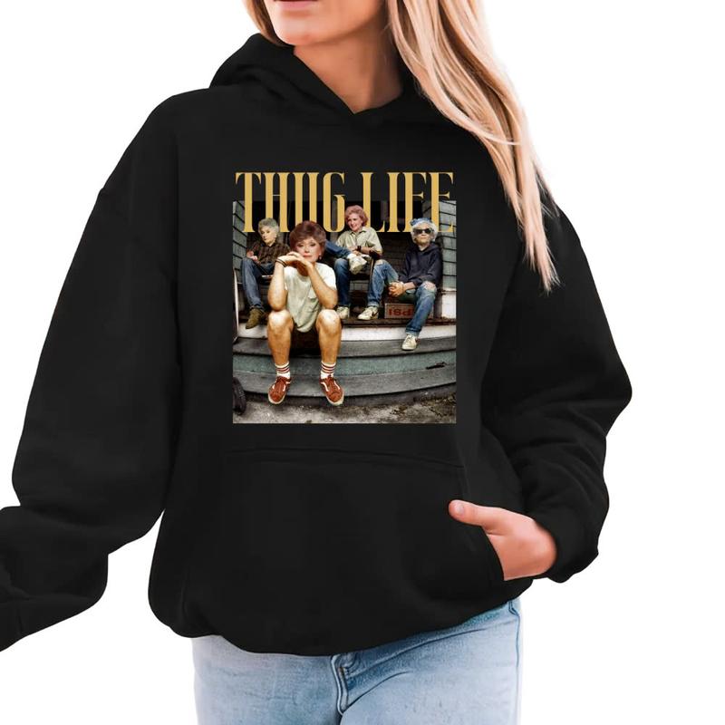 Golden Girls Thug Life Shirt – Funny Vintage 90s Meme Unisex T-Shirt/Sweatshirt/Hoodie