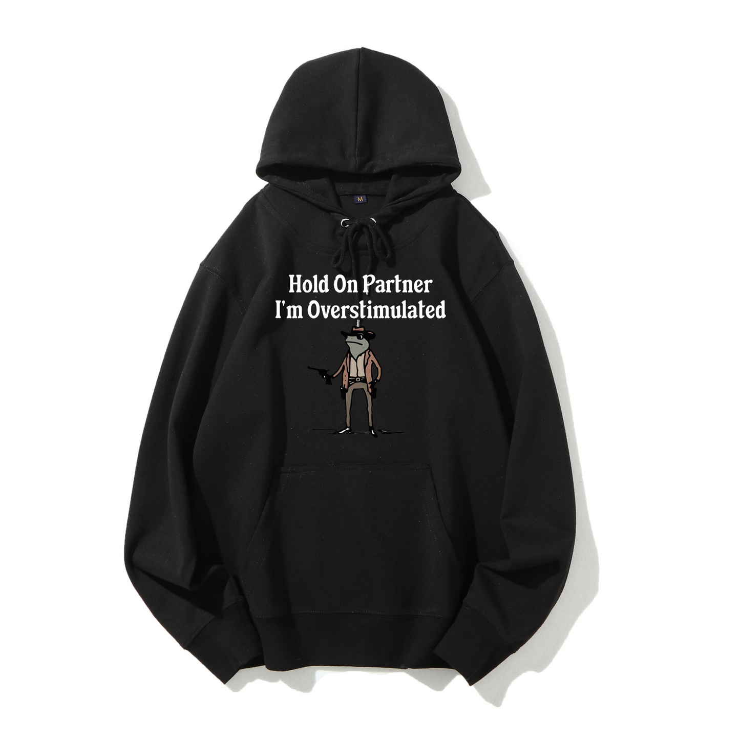 Hold On Partner I'm Overstimulated Unisex Sweatshirt