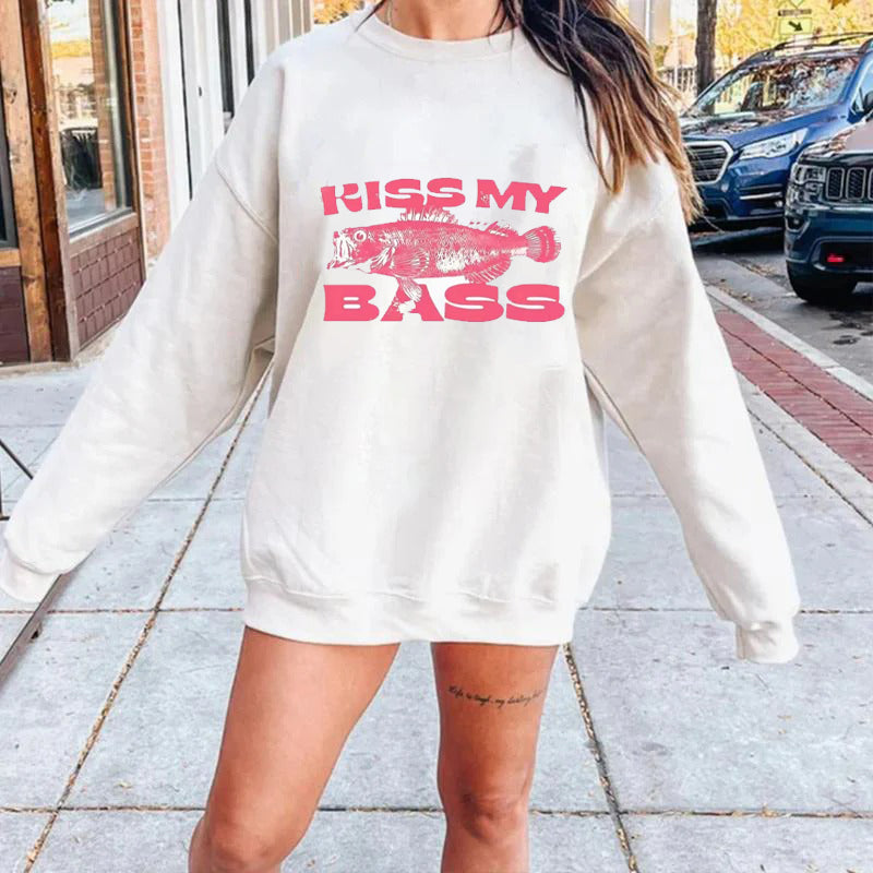 Kiss My Bass Vintage Style Fishing T-Shirt/Sweatshirt/Hoodie