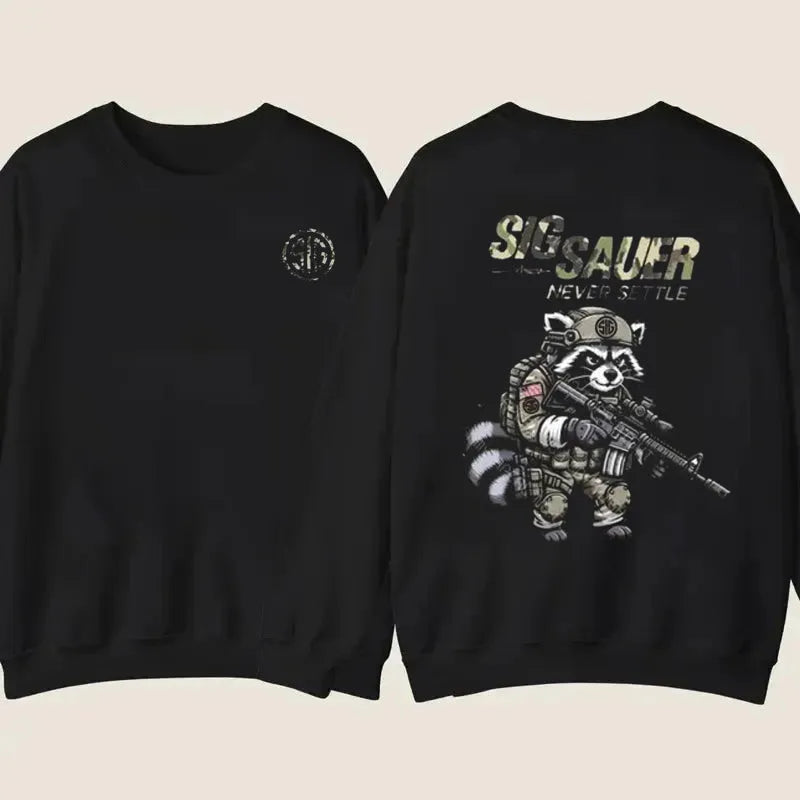 Sig Sauer Raccoon Camo 2 Sides T-Shirt/Sweatshirt/Hoodie