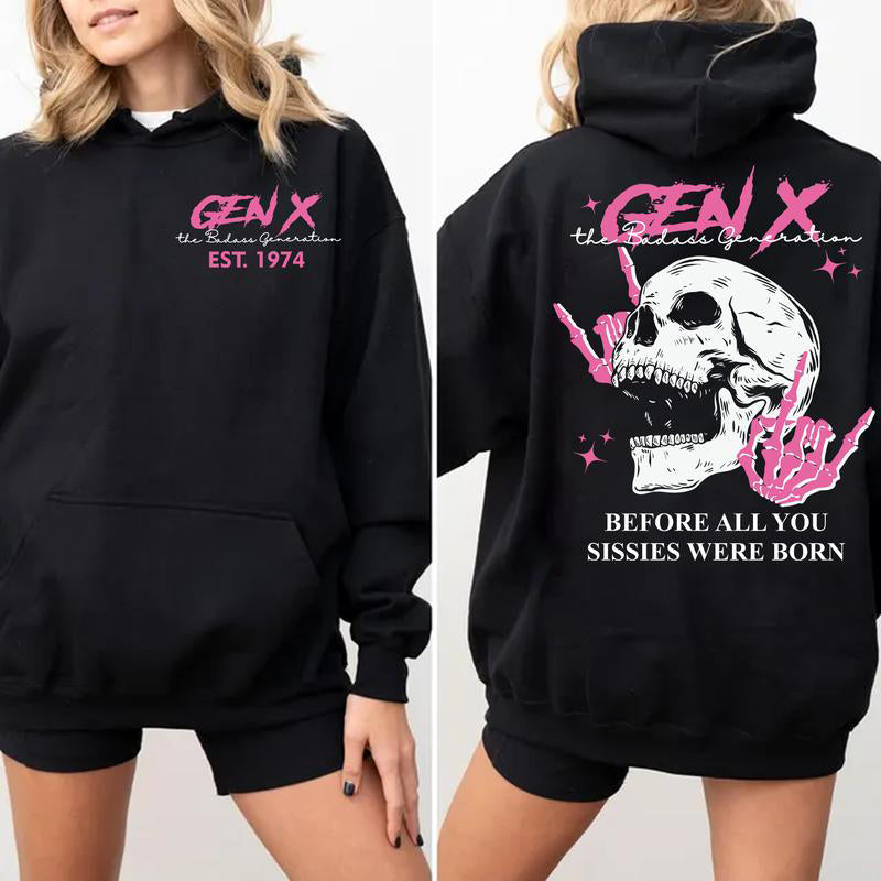 Generation X Custom Year Badass Generation T-Shirt/Sweatshirt/Hoodie