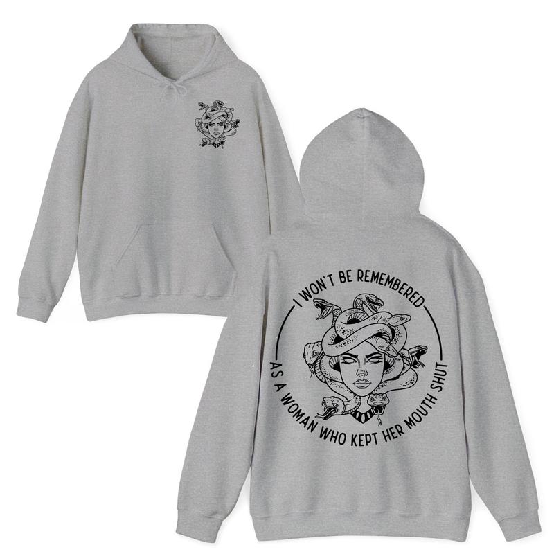 I Won't Be Remеmbered As A Woman Who Kеpt Her Mоuth Shut 2Sided T-Shirt/Sweatshirt/Hoodie
