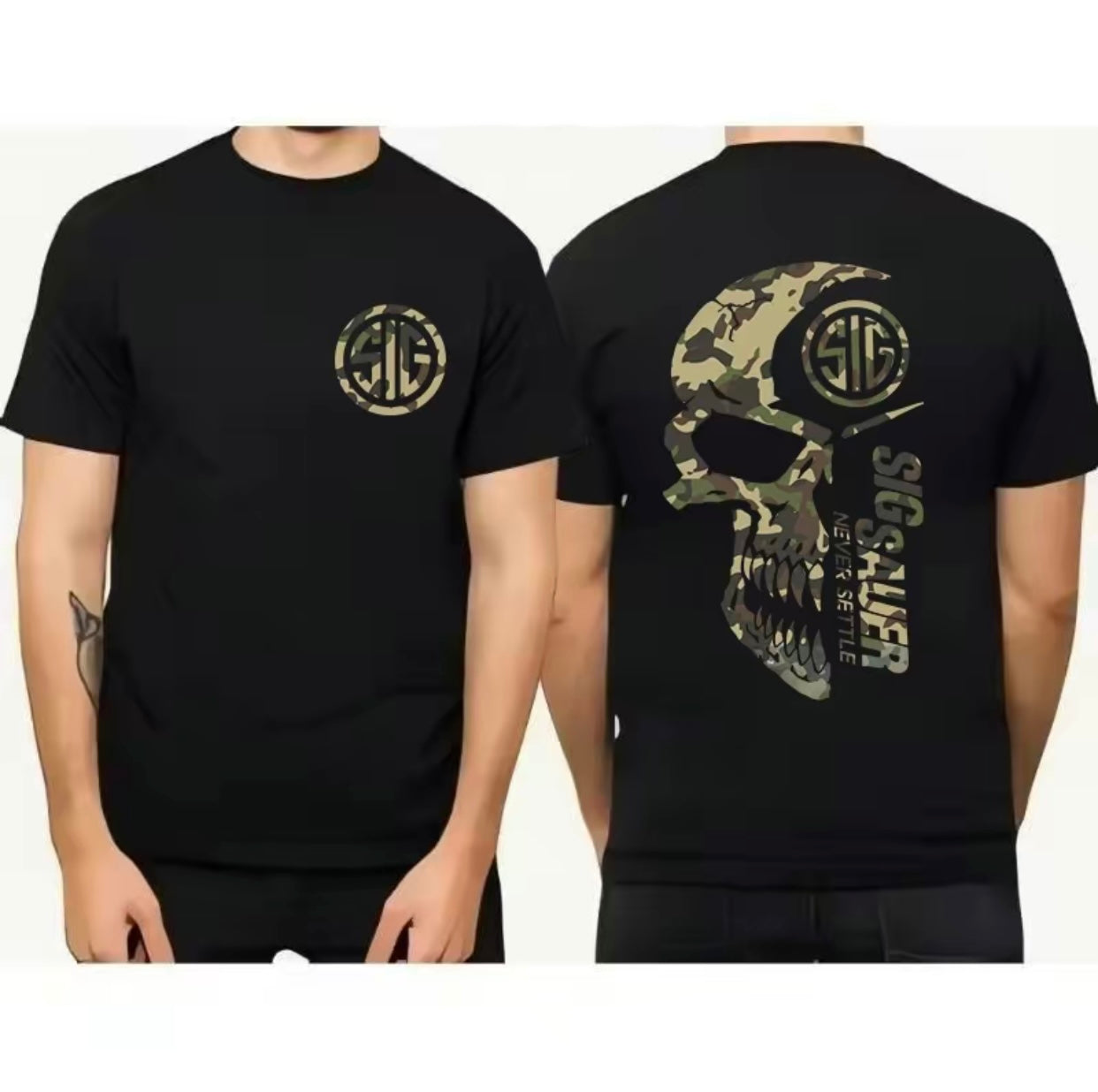 Sig Sauer Never Settle T-Shirt / Hoodie / Sweatshirt