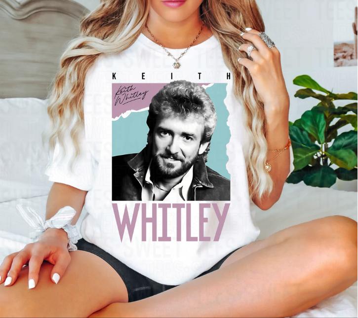 Vintage Keith Whitley Country Music 80s Retro Style Unisex T-Shirt/Sweatshirt/Hoodie