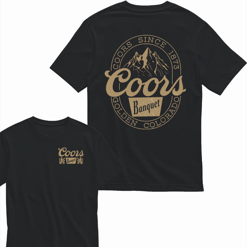 Coors Banquet-Classic and Rugged Design Featuring Retro Coors Logo Sweatshirt