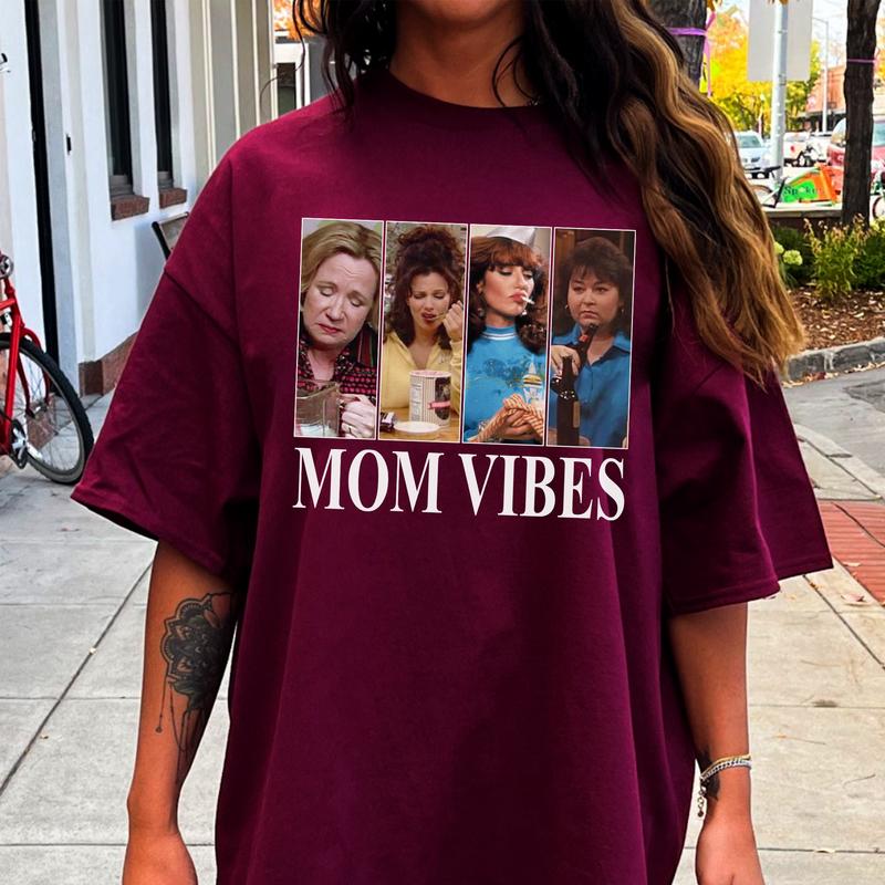 Mom Vibes 70s Retro Graphic T-Shirt/Sweatshirt/Hoodie