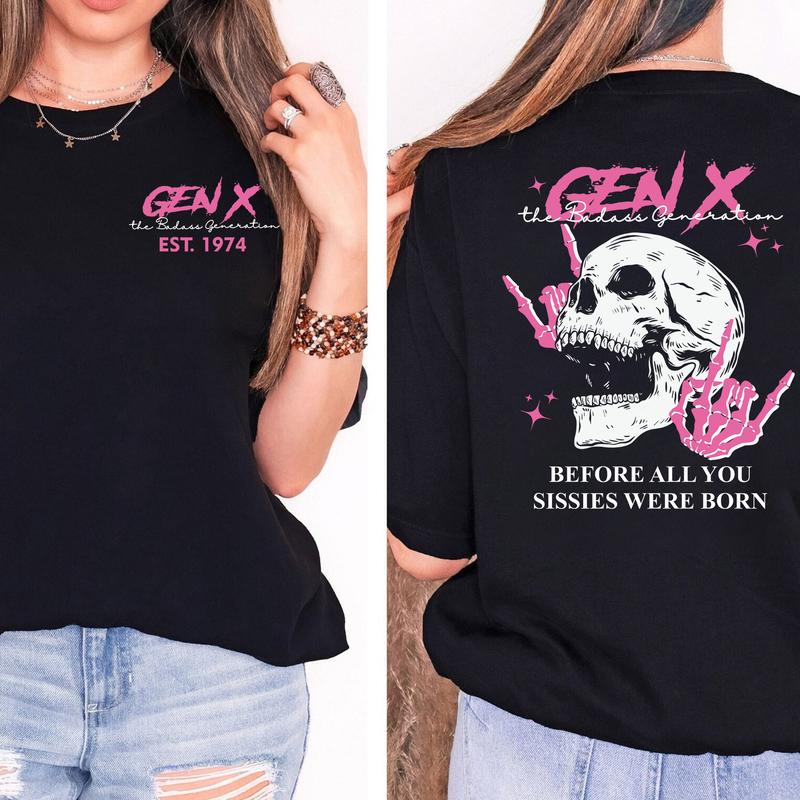 Generation X Custom Year Badass Generation T-Shirt/Sweatshirt/Hoodie