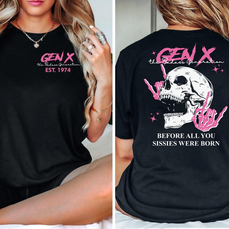 Generation X Custom Year Badass Generation T-Shirt/Sweatshirt/Hoodie