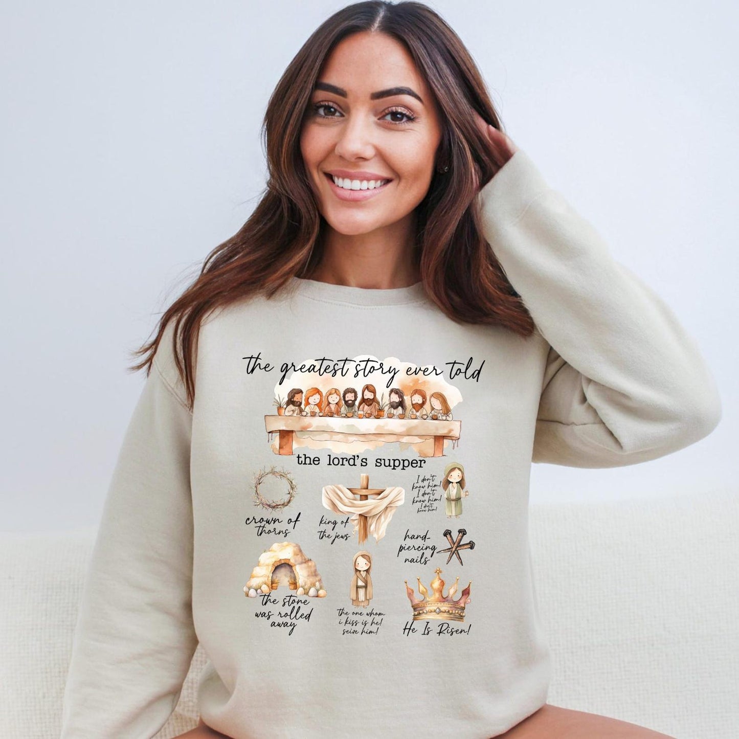 The Greatest Story Ever Told Easter Graphic T-Shirt / Sweatshirt / Hoodie