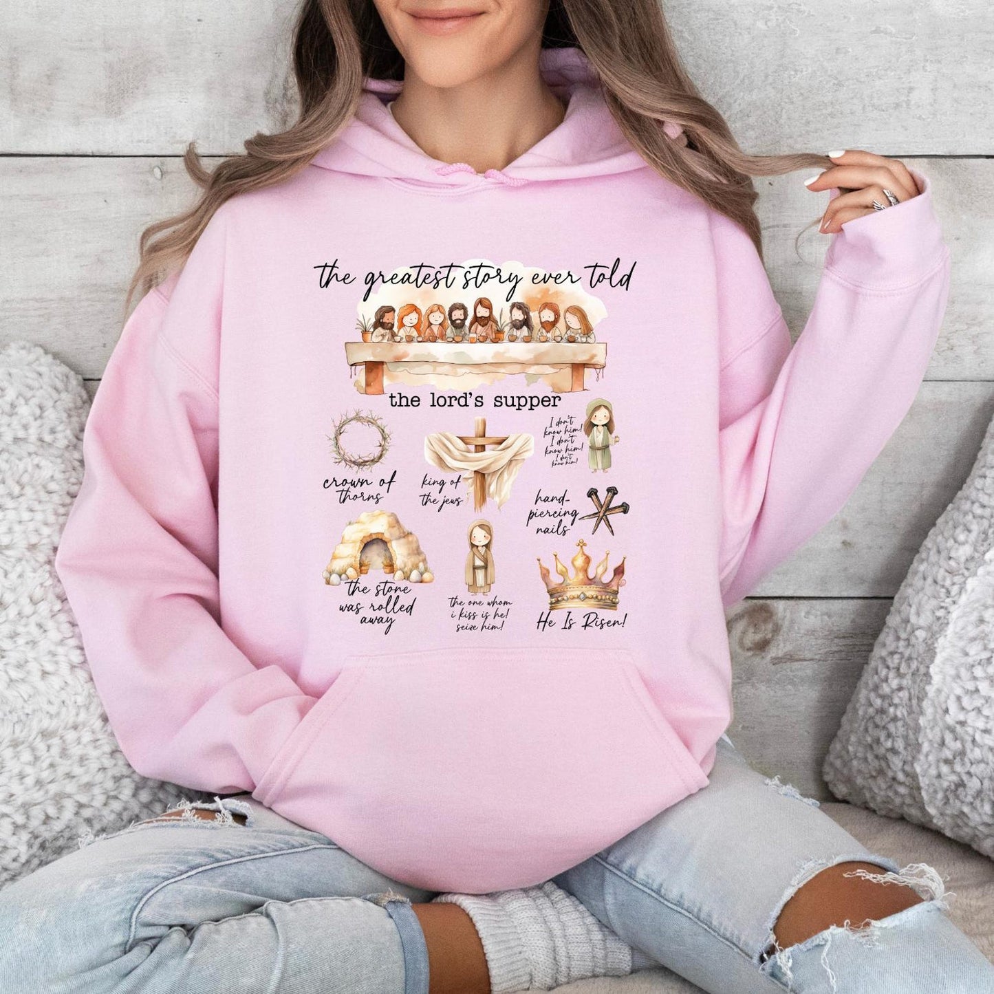 The Greatest Story Ever Told Easter Graphic T-Shirt / Sweatshirt / Hoodie