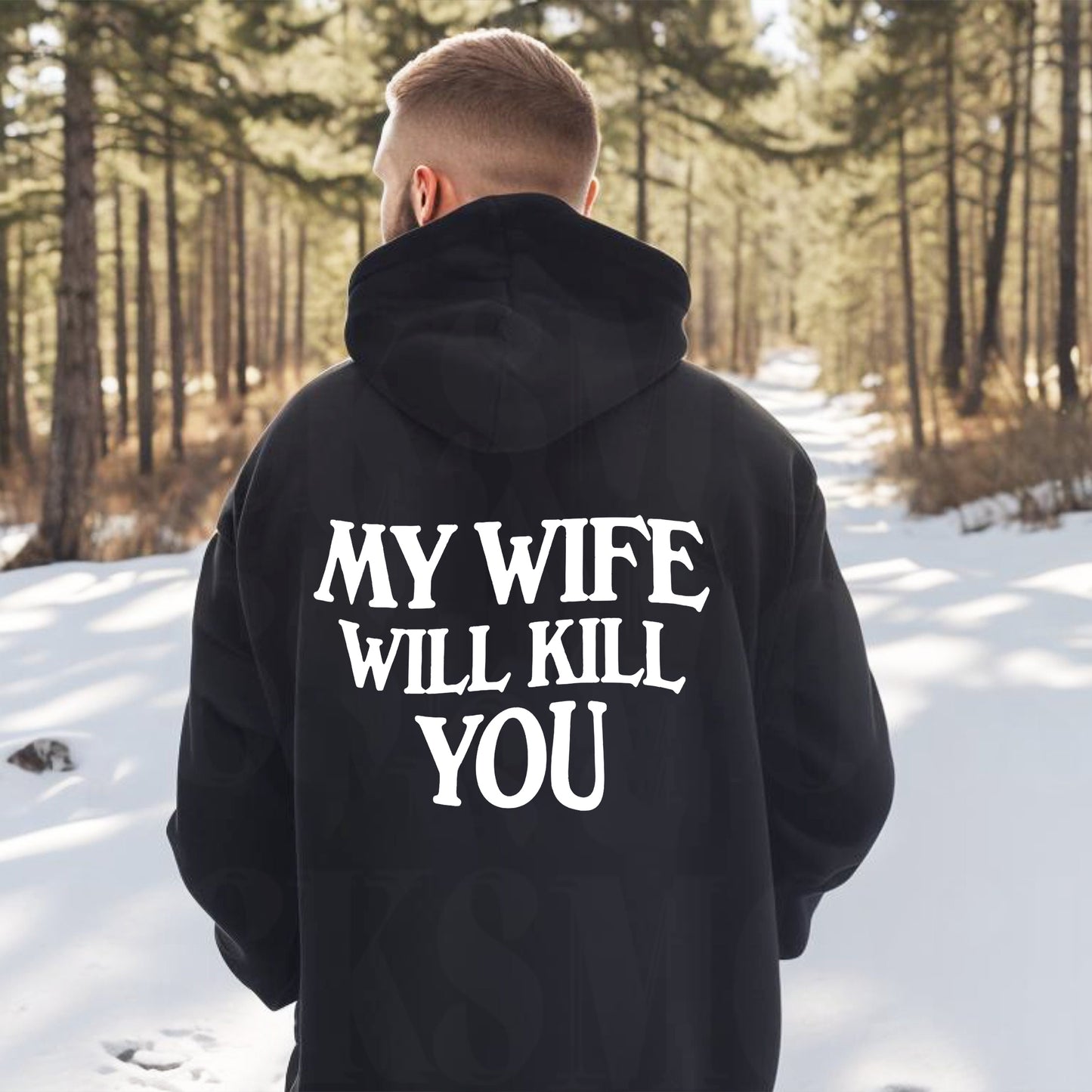 My Wife Will Kill You Shirt, Funny Husband Gift, Couple T-Shirt