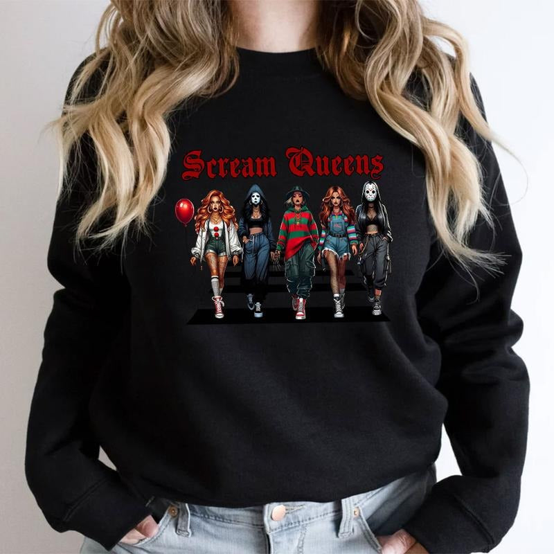 Halloween Horror Characters Scream Queens T-Shirt/Sweatshirt/Hoodie