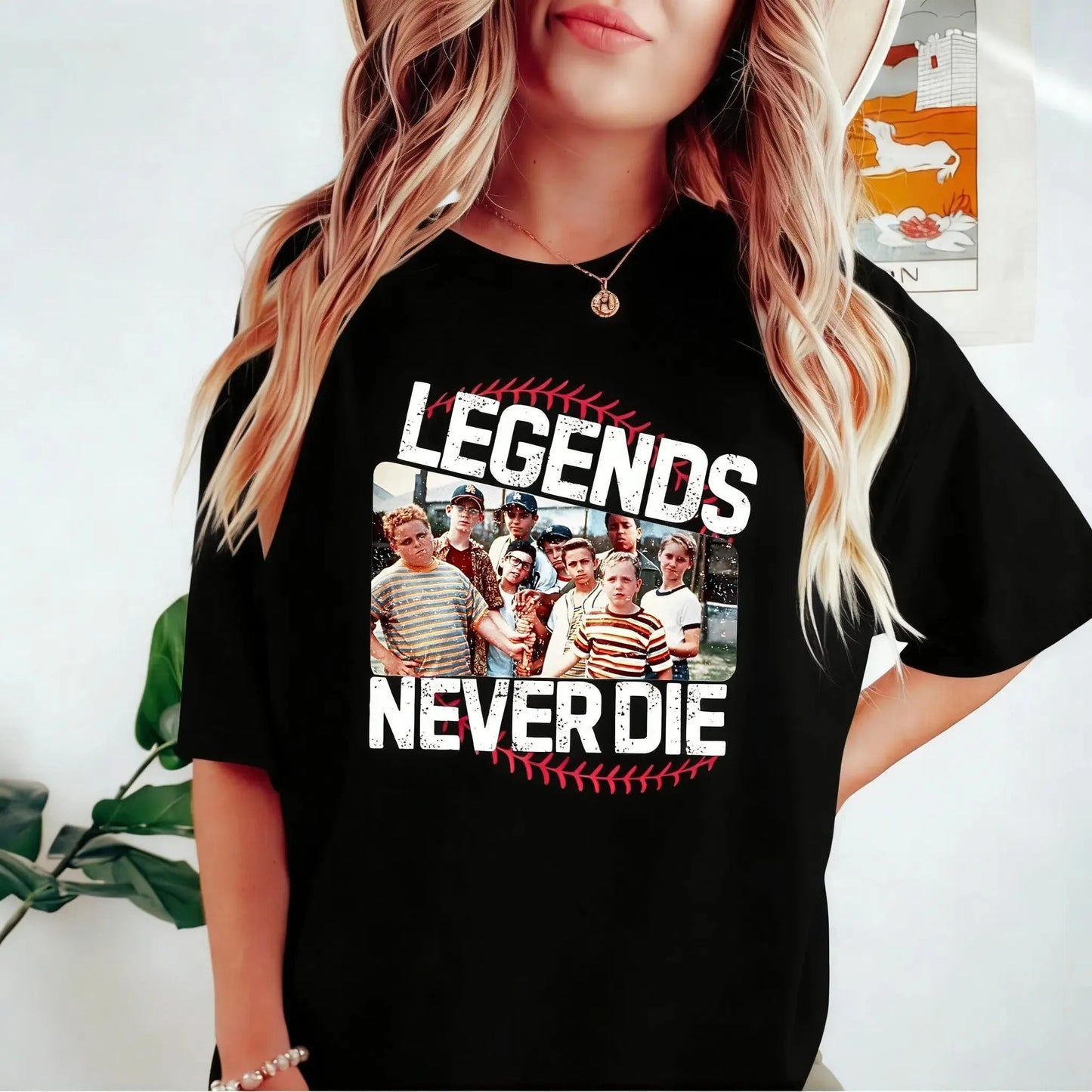 1990s Sandlot Legends Live On In Retro Baseball T-Shirt/Sweatshirt/Hoodie