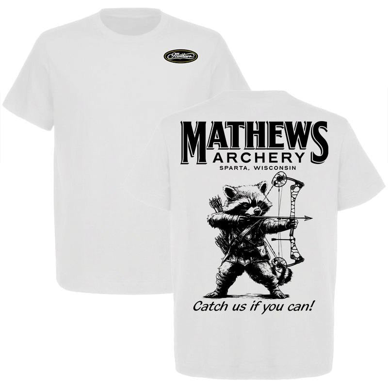 Mathews Archery Raccoon Catch Us If You Can T-Shirt/Sweatshirt/Hoodie