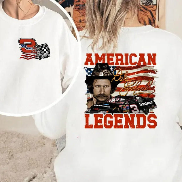 Dale Earnhardt American Legends 90s Nascar Style T-Shirt/Sweatshirt/Hoodie