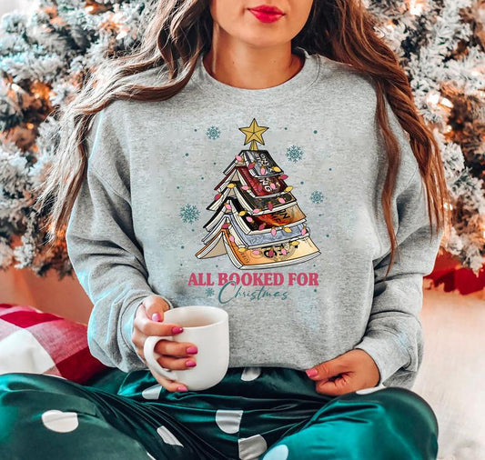 All Booked For Christmas Sweatshirt/Hoodie