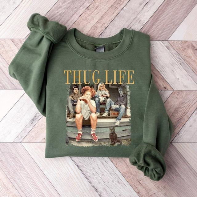 Limited The Bad Witch Thug Life Halloween T-Shirt/Sweatshirt/Hoodie