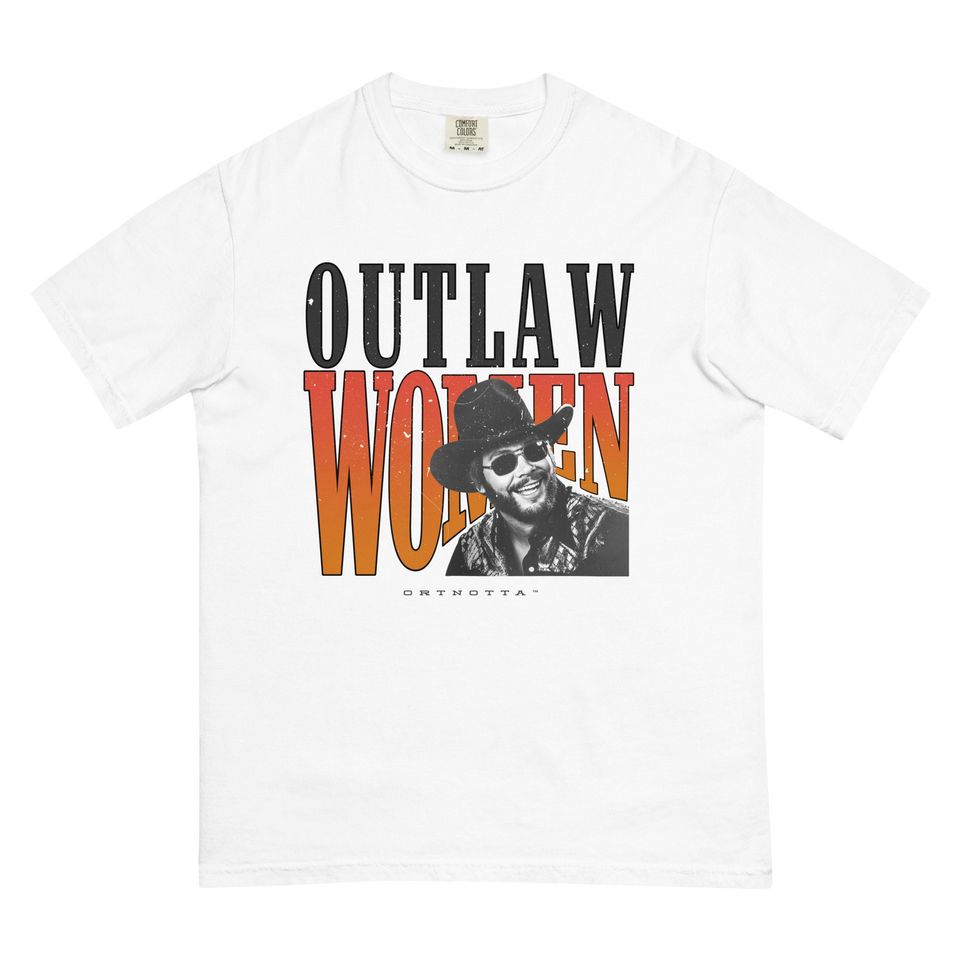 Outlaw Women Hank Williams Jr. Comfort Colors Western Unisex Shirt