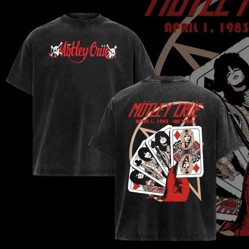 Vintage 80s Glam Rock Band Tour Rock T-Shirt/Sweatshirt/Hoodie