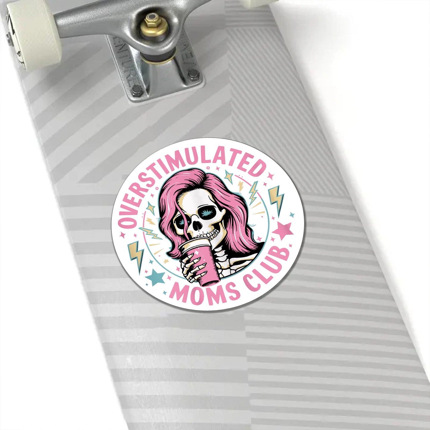 Overstimulated Moms Club Sticker