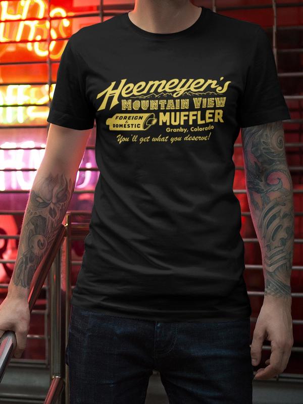 Vintage Heemeyer's Mountain View Muffler T-Shirt/Sweatshirt/Hoodie