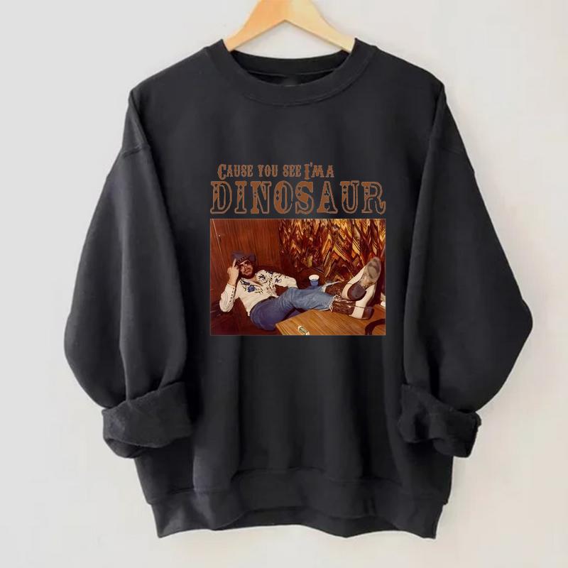 Dinosaur Hank Williams Jr. Bocephus Western Unisex Shirt