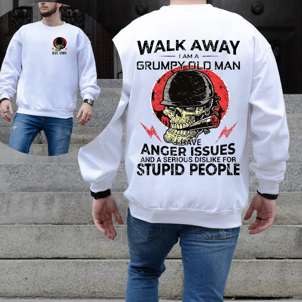 Generation X Customed Year l Am Grumpy Old Man T-Shirt / Sweatshirt / Hoodie