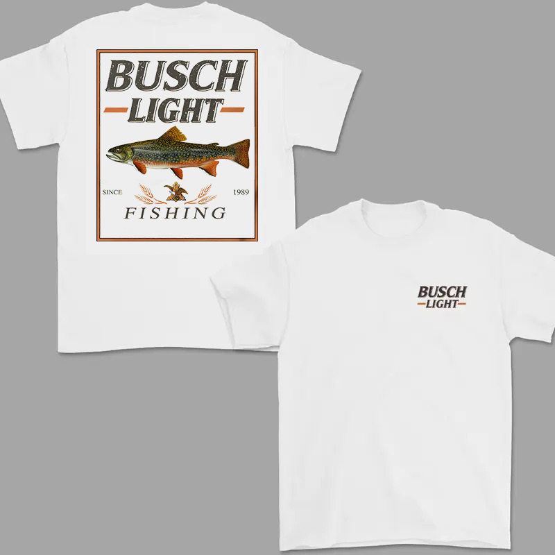 Busch Light Fishing Featuring Classic Salmongraphic T-Shirt/Sweatshirt/Hoodie