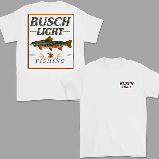 Busch Light Fishing Featuring Classic Salmongraphic T-Shirt/Sweatshirt/Hoodie