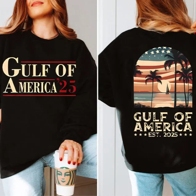 Retro Gulf Of America 2025 T-Shirt / Sweatshirt / Hoodie