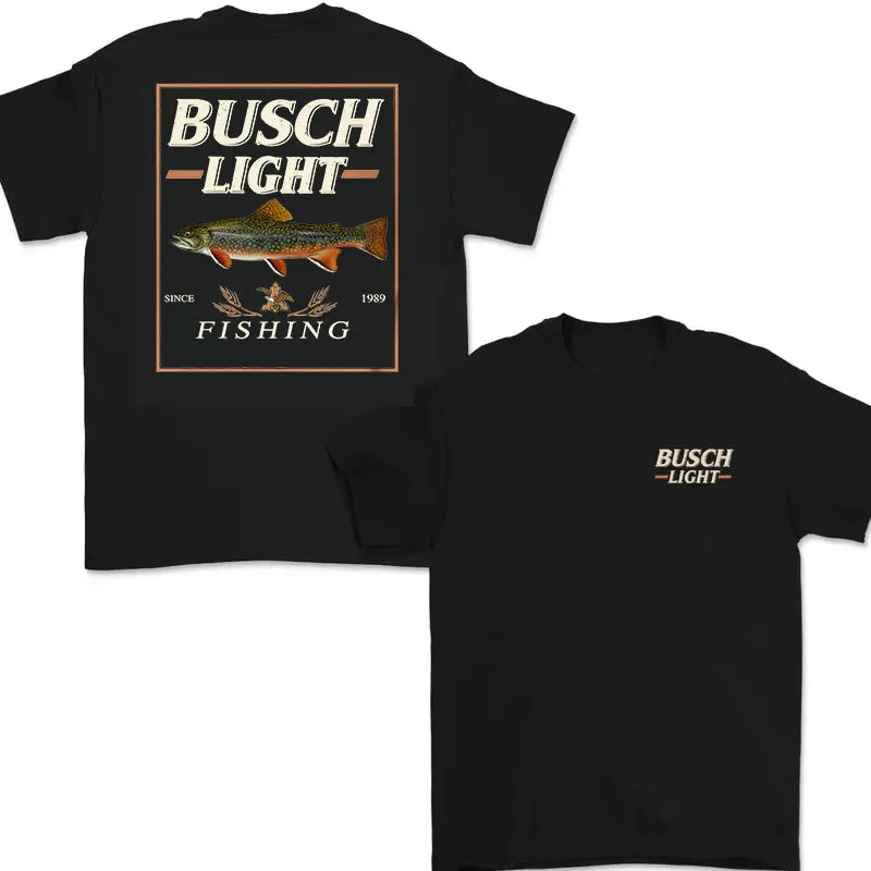 Busch Light Fishing Featuring Classic Salmongraphic T-Shirt/Sweatshirt/Hoodie