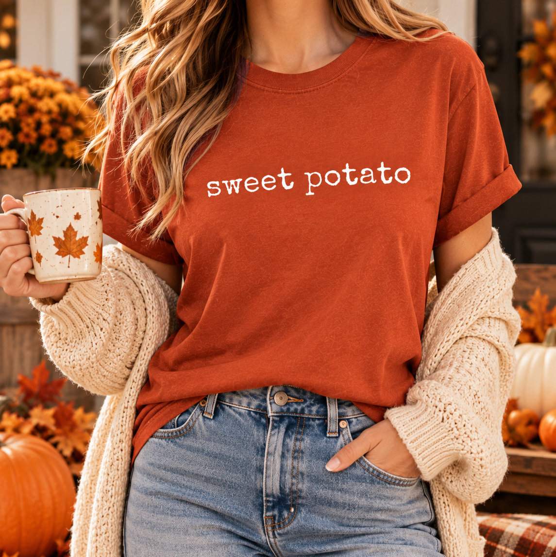Matching Thanksgiving Funny Sweet Potato Kind of Rude Potato T-Shirt / Sweatshirt / Hoodie
