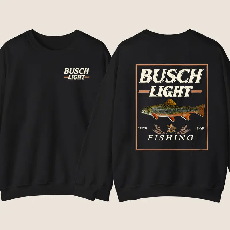 Busch Light Fishing Featuring Classic Salmongraphic T-Shirt/Sweatshirt/Hoodie