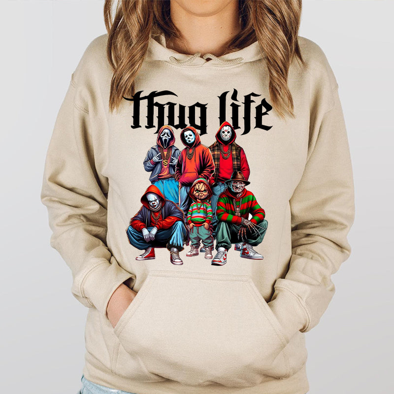 Thug Life Vintage Halloween Spooky Graphic T-Shirt/Sweatshirt/Hoodie