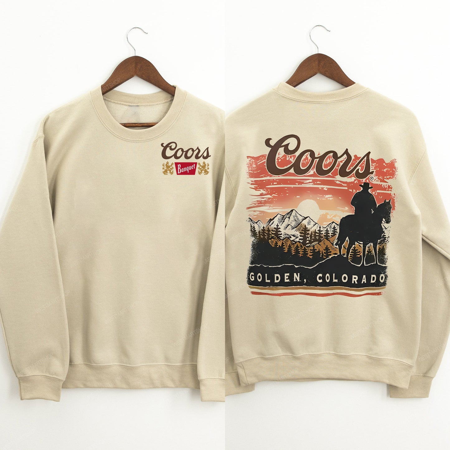 Coors Sunset in Golden Colorado Unisex Tshirt/Sweatshirt/Hoodie