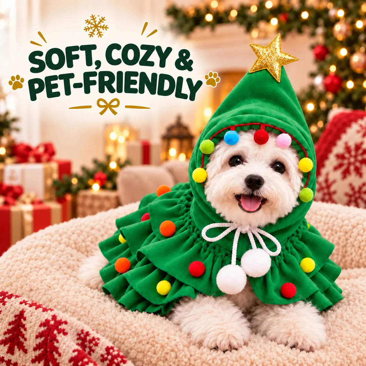 🎄 Christmas Tree Pet Costume