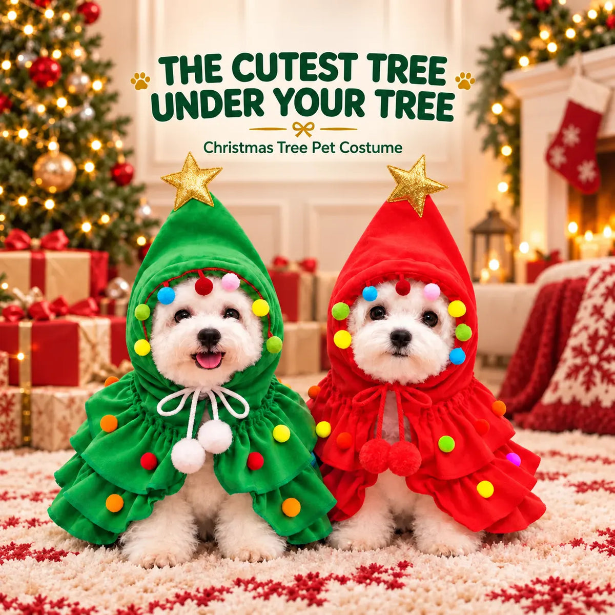 🎄 Christmas Tree Pet Costume