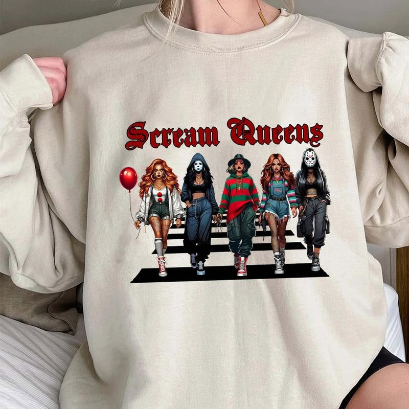 Halloween Horror Characters Scream Queens T-Shirt/Sweatshirt/Hoodie