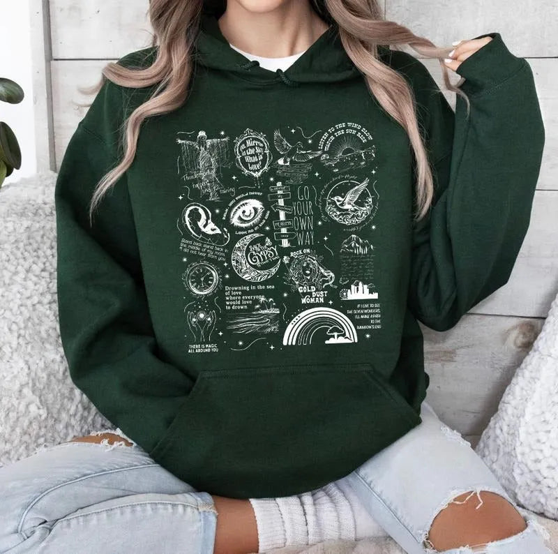 Stevie Nicks Tracklis Go Your Own Way T-Shirt/Sweatshirt/Hoodie