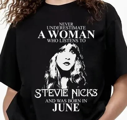Never Underestimate a Stevie Nicks-Loving Woman Born In Jan - Dec T-Shirt/Sweatshirt/Hoodie