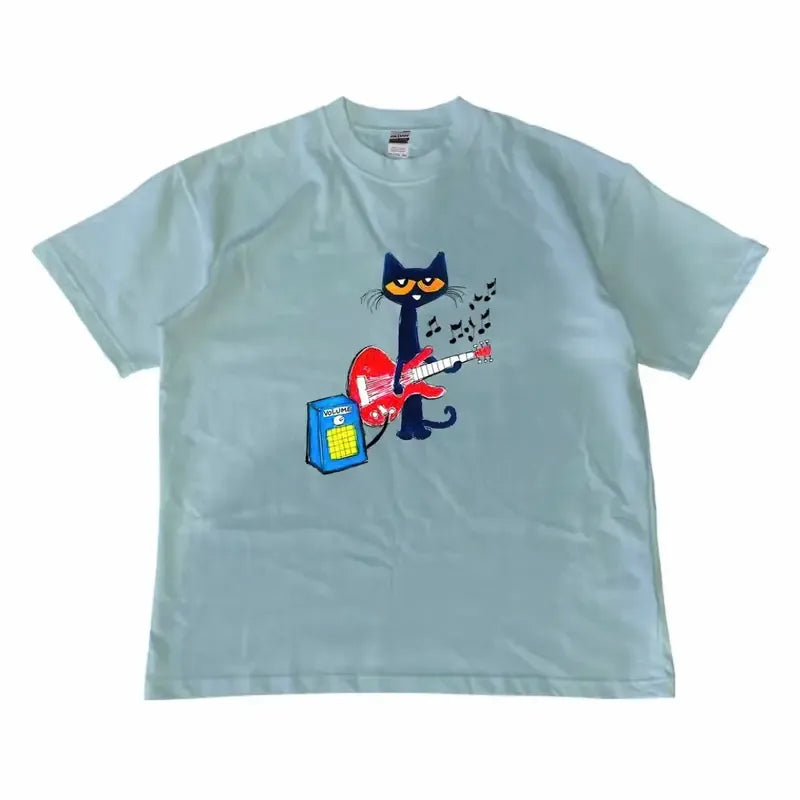 Cat Is Playing Guitar Graphic T-Shirt/Sweatshirt/Hoodie