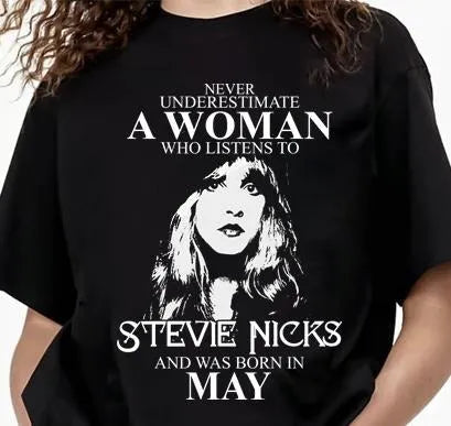 Never Underestimate a Stevie Nicks-Loving Woman Born In Jan - Dec T-Shirt/Sweatshirt/Hoodie